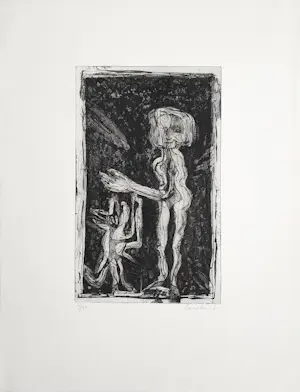 Lucebert - Ets: Paradijs & gedicht (1981) kopen? Bied vanaf 150!