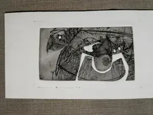 Gerard Brussee - Gesigneerde ets kopen? Bied vanaf 10!