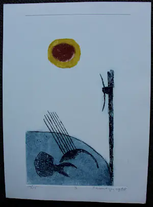 Jan Montyn - 10 etsen en 10 korte gedichten - 1968 kopen? Bied vanaf 750!