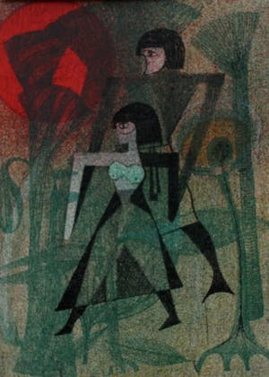 Harry van Kruiningen - Map met 8 kleurenlitho’s: Achnaton - 1954 kopen? Bied vanaf 295!