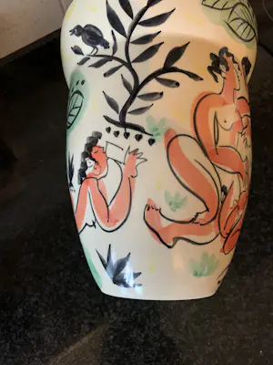 Eddy Varekamp - vaas heel apart gaaf uniek erotiek kopen? Bied vanaf 70!