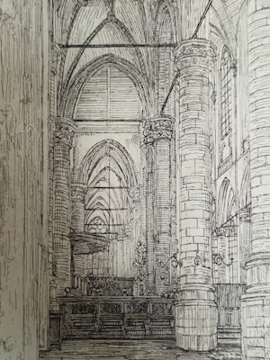 Gerrit Haverkamp - Kerkinterieur Hoorn kopen? Bied vanaf 30!