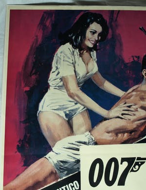 Curiosa - Italiaans filmaffiche : James Bond 007 , Thunderball , Sean Connery - 1965 kopen? Bied vanaf 1!