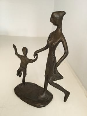 Bodrul Khalique - Sculptuur “ Samen “ kopen? Bied vanaf 60!