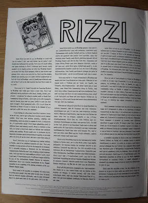 James Rizzi - printbook: met zes prints en een zeefdruk op de voorzijde kopen? Bied vanaf 50!