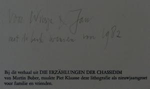 Piet Klaasse - Litho: "Voor Wiesje & Jan, met de beste wensen voor 1982 kopen? Bied vanaf 39!