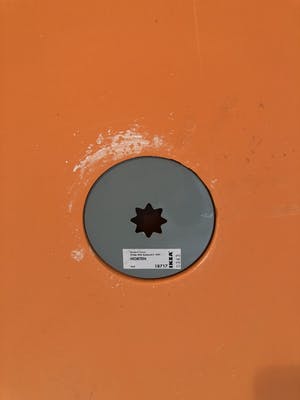 Niet of onleesbaar gesigneerd - 2 vintage Ikea spiegels, randen van foam kopen? Bied vanaf 1!