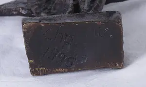 Carl-Henning Pedersen - Brons, The blue angel kopen? Bied vanaf 950!