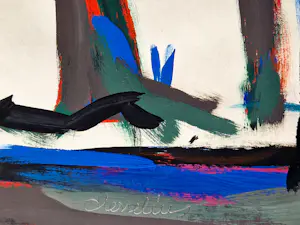 Henk Hesselius - Grote expressionistisch abstracte jaren 60 Gouache op papier - gesigneerd kopen? Bied vanaf 78!