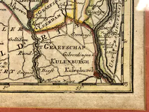 Hendrik de Leth - Nieuwe Caart van de Alblasser-waart t Land van Gorcum Altena etc kopen? Bied vanaf 45!