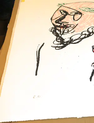 Markus Lüpertz - o.T. -großer Siebdruck , handsigniert -TOP-Zustand kopen? Bied vanaf 360!