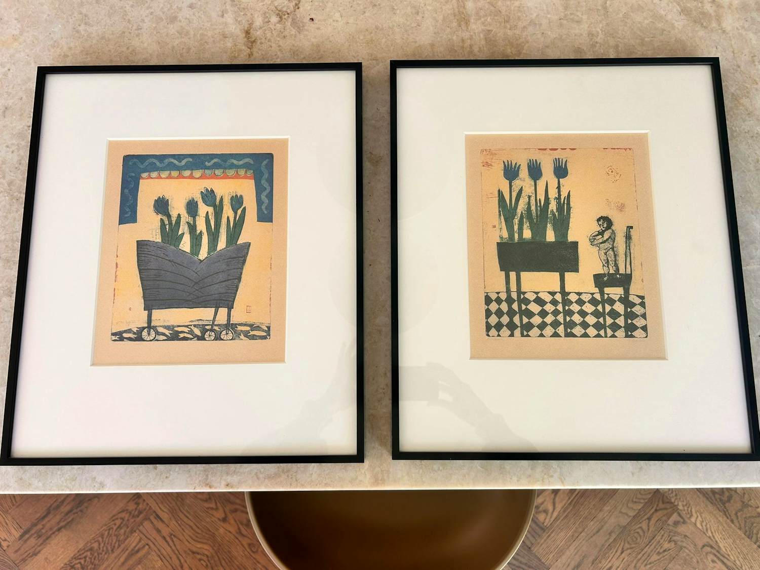 Eliza Kopec - 2 x offset litho - Fleurs du paradis & Primavera kopen? Bied vanaf 30!