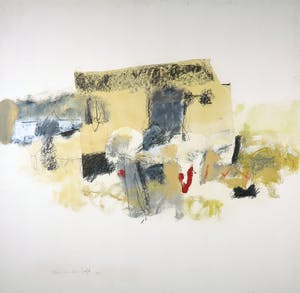 Rene van der Hoofd - Gemengde techniek op hardboard, Zonder titel - Ingelijst (Zeer groot) kopen? Bied vanaf 1!