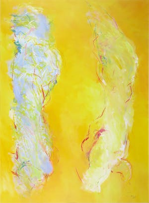 Franscz Witte - Acryl op papier, Rituele dans - ingelijst kopen? Bied vanaf 1!