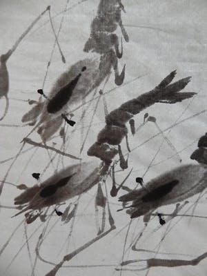 Niet of onleesbaar gesigneerd - "Shrimps" kopen? Bied vanaf 1!