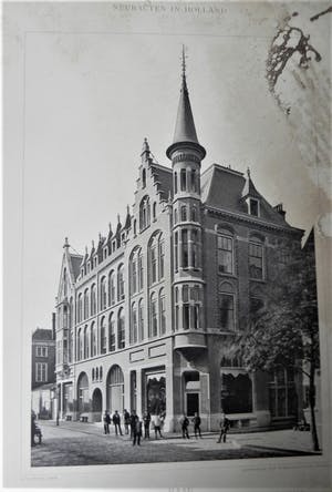 Curiosa - Unieke foto's uit ca 1910 van Art Deco gebouwen in Den Haag en Rotterdam kopen? Bied vanaf 1!
