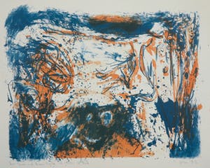 Asger Jorn - Litho, Zonder titel, met persoonlijke boodschap kopen? Bied vanaf 1!