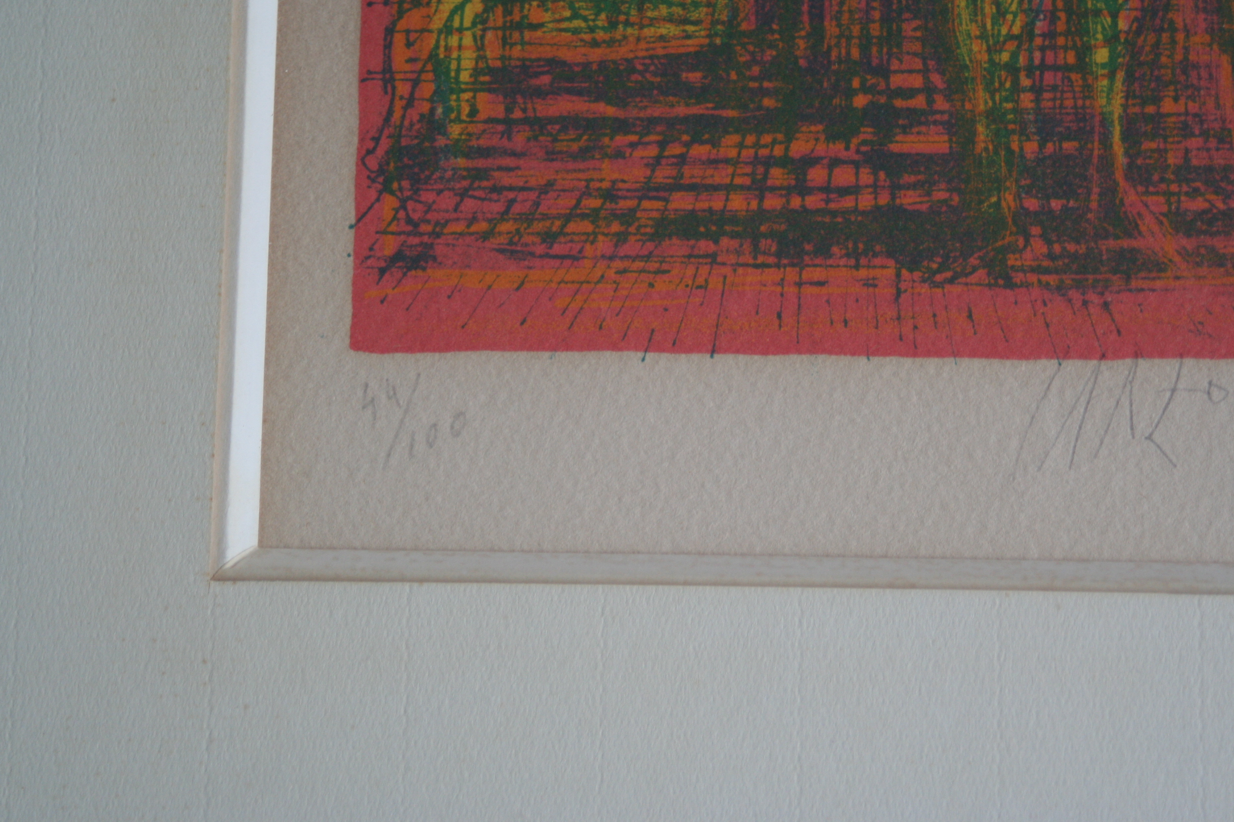 Niet of onleesbaar gesigneerd - modern - personen en een poort - gesigneerd kopen? Bied vanaf 1!