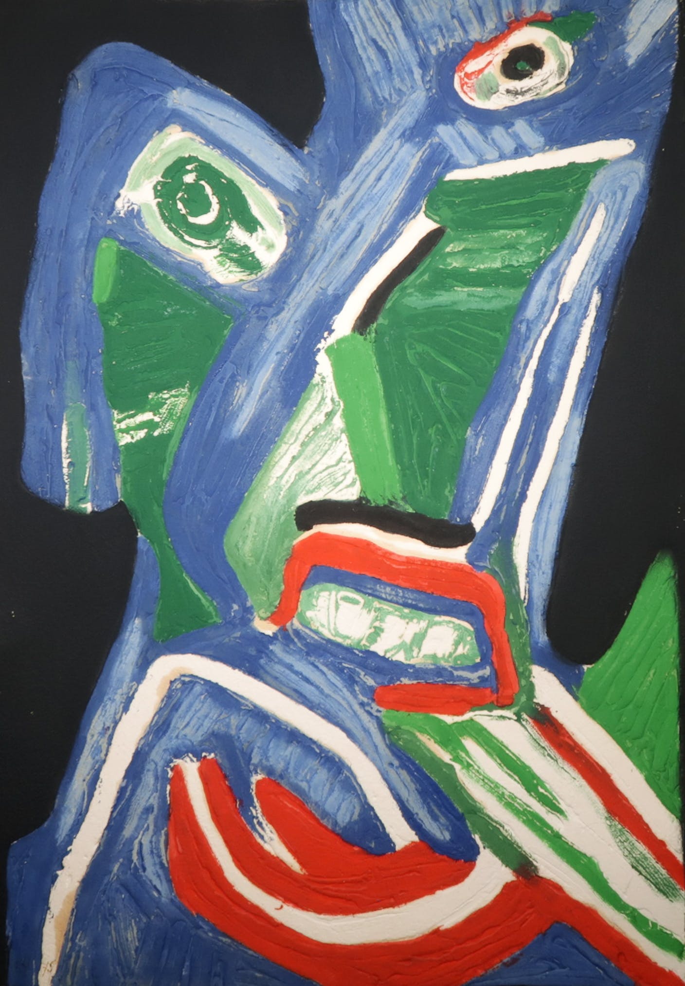 Bengt Lindstrom - Aquagravure, Bientôt Libre (groot) - Ingelijst verkocht voor € 950!