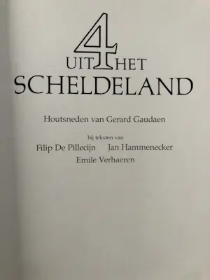 Gerard Gaudaen - 12 houtsnedes in boek: Uit 4 het Scheldeland - 1982 kopen? Bied vanaf 145!