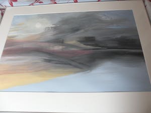 Bert Bruijn - Prachtig werk van Bert Bruijn: Gouache (groot), gesigneerd '92. kopen? Bied vanaf 40!