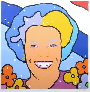Shunyam - Zeefdruk, Royal smile - Ingelijst kaufen? Bieten Sie von 40!