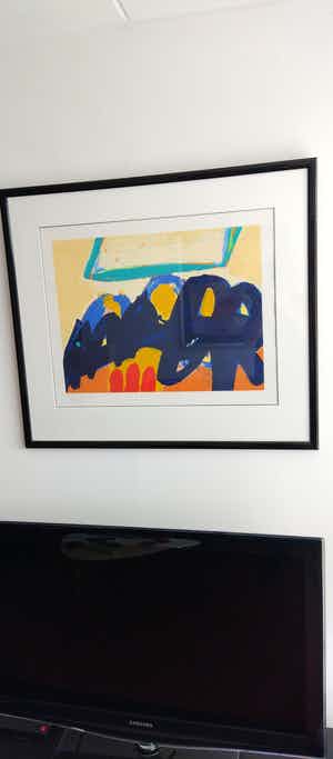 Arty Grimm - Prachtig Abstract werk uit 1993 verkocht voor € 60!