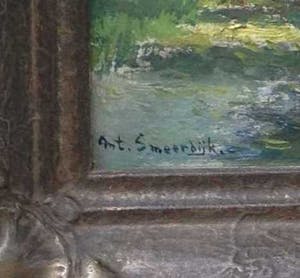 Anton Smeerdijk - C1643-2, Brouwersvaart te 's Graveland kopen? Bied vanaf 50!