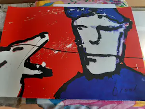 Herman Brood - Iggy, de lievelingshond van Herman Brood kopen? Bied vanaf 350!