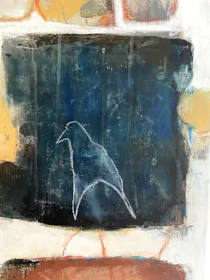 Marinel Vieleers - Oraganische vormen met vogel kopen? Bied vanaf 490!