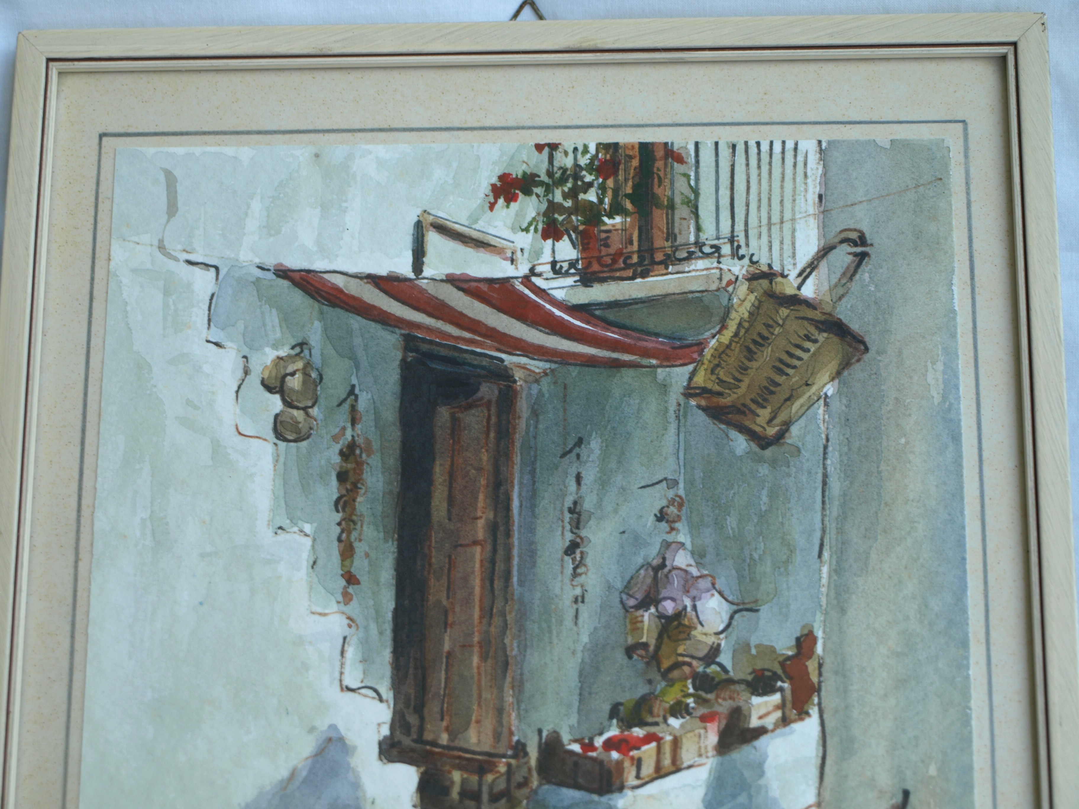 Niet of onleesbaar gesigneerd - 2 Aquarellen , gesigneerd & ingelijst – Engelse kunstenaar? kopen? Bied vanaf 1!