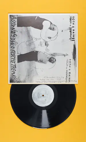 Dieter Roth - Originele tekening op Record Dieter Roth & Arnulf Rainer–Misch- u. Trennkunst kopen? Bied vanaf 1390!