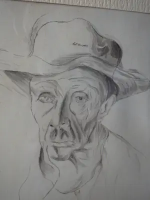 Niet of onleesbaar gesigneerd - Mansportret - Vincent van Gogh ? kopen? Bied vanaf 1!