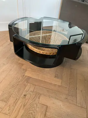 Jean Maneval - Space Age UFO salontafel Curver, by Jean Maneval kopen? Bied vanaf 1100!