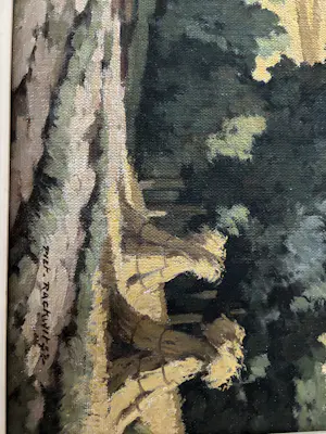 Piet Rackwitsz - Nederlands landschap: zicht op een korenveld kopen? Bied vanaf 100!