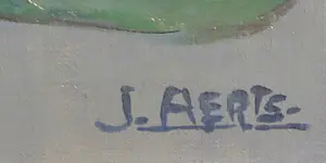 Johan P. Aerts - Olieverf op doek, Vissertje op de Loosdrechtse plas kopen? Bied vanaf 200!