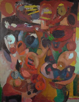 Jan Engelchor - Olieverf op doek, Zonder titel (Groot) kopen? Bied vanaf 300!