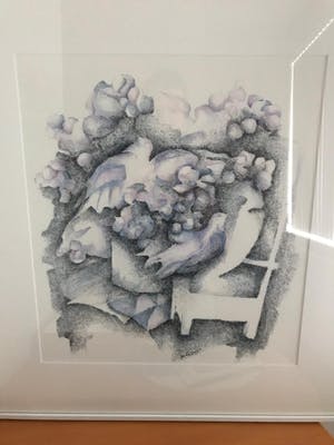 Jan de Jong - 2 pentekeningen uit 1991 kopen? Bied vanaf 45!