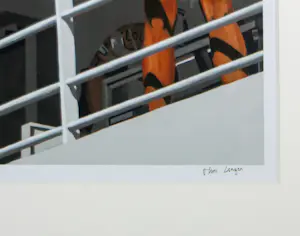 Marc Langer - Giclée op papier, Gute reise- Ingelijst kopen? Bied vanaf 60!