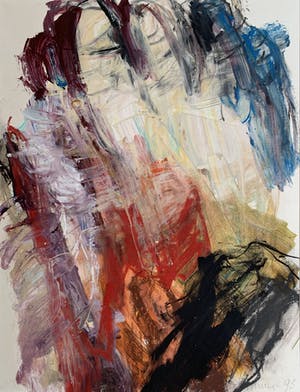 Eugenie Dammer - gemengde techniek op papier - 'Cruel' - 1993 (Uniek werk) kopen? Bied vanaf 1!