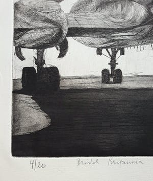 Henk Huig - Bristol Britannia, ets kopen? Bied vanaf 40!