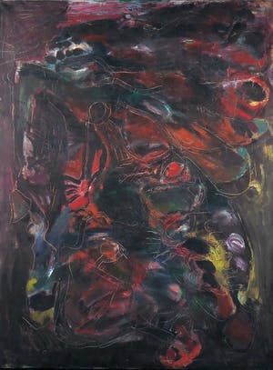 Jan Engelchor - Olieverf op doek, Zonder titel (Groot) kopen? Bied vanaf 150!