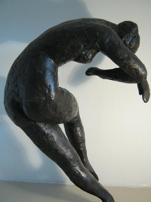 Brons (Onbekend) - Zeer zwaar brons sculptuur van een naakte ballerina kopen? Bied vanaf 300!