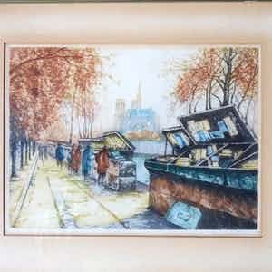 Roger Hebbelinck - boekverkopers op de oever Seine Parijs verkocht voor € 35!
