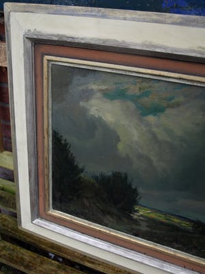 Klaas Pijlman - Olieverf op doek , “Landschap” – ingelijst - 1946 kopen? Bied vanaf 75!