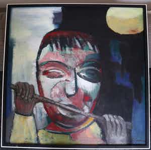 Gérard Grassère - Portret verkocht voor € 275!