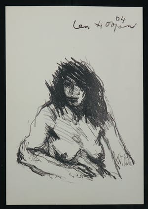 Paul Hugo ten Hoopen - Lot van een tekening en een litho kopen? Bied vanaf 1!