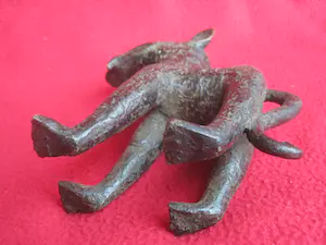 Benin - Bronzen luipaard. kopen? Bied vanaf 80!