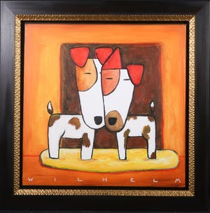 Franz Wilhelm - Acryl op doek, Love you too - Ingelijst kopen? Bied vanaf 200!