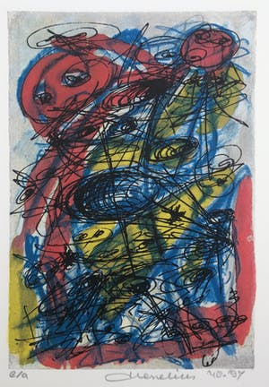 Henk Hesselius - set van 6 zeefdrukken - Experimenteel Universum - oplage e.a. kopen? Bied vanaf 90!